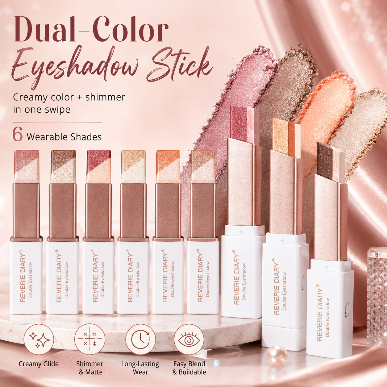 Reverie Diary Dual Color Eyeshadow Stick