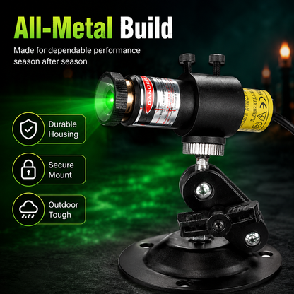 🎃Halloween Green Laser Fog Projector for Swamp Effect