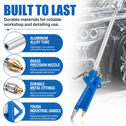 💨 Heavy-Duty Pneumatic Air Blow Gun – Blast Dust & Debris from Engines, Tools & Tight Spaces
