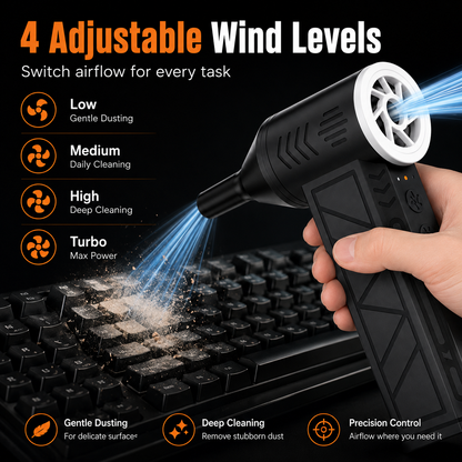 💨2-in-1 Cordless Air Duster & Vacuum 130,000RPM