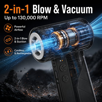 💨2-in-1 Cordless Air Duster & Vacuum 130,000RPM