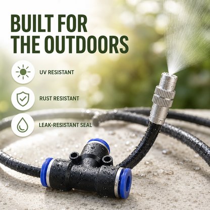 DIY 360° Flexible Garden Misting Irrigation Kit