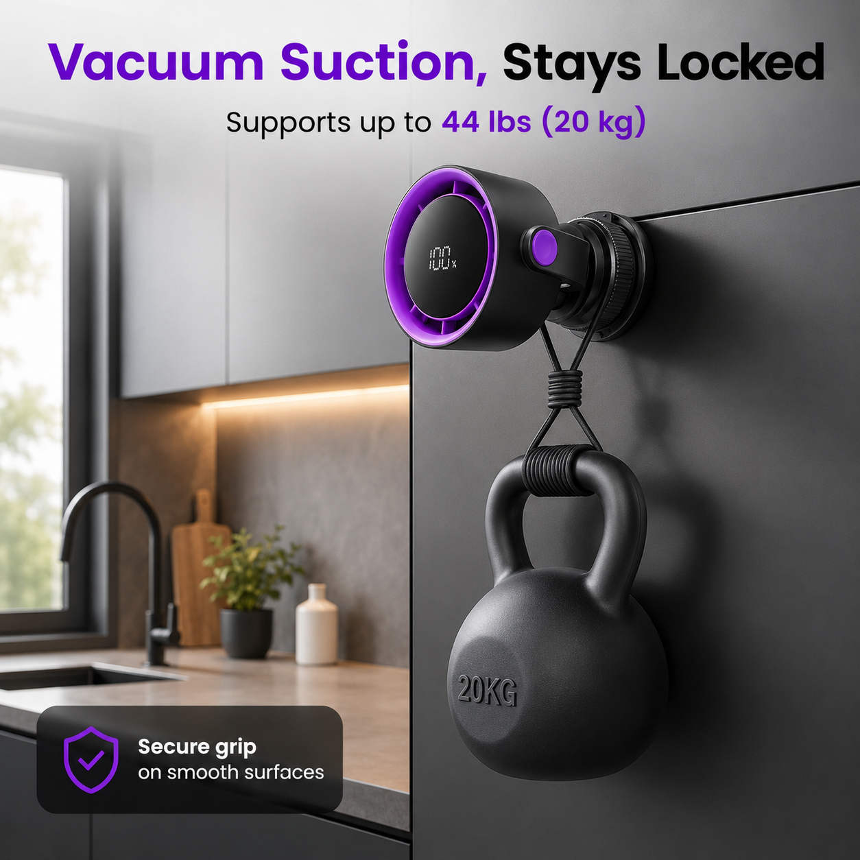 Vacuum Suction Portable Clip Cooling Fan for Car &amp; Bedroom