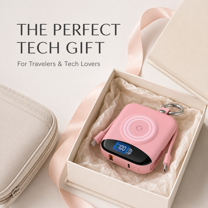 ⚡ 10000mAh 3-in-1 Mini Portable Charger – Phone, Watch & Earbud Power Bank