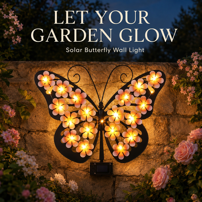 🦋Solar LED Butterfly Garden Wall Decor
