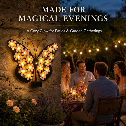 🦋Solar LED Butterfly Garden Wall Decor
