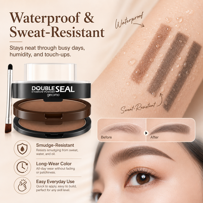 🤎GECOMO Eyebrow Stamp Stencil Kit