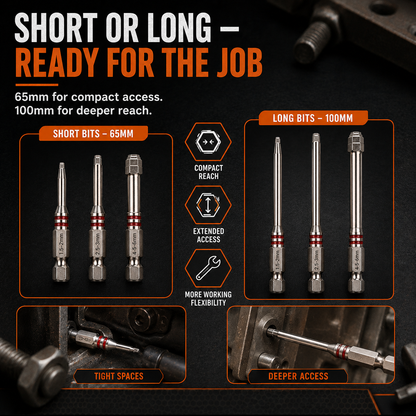 6Pcs Pagoda Stepped Hex Screwdriver Bit Set