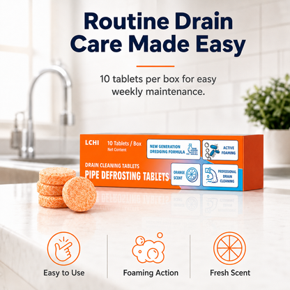 LCHI Active Foam Drain Cleaning Tablets