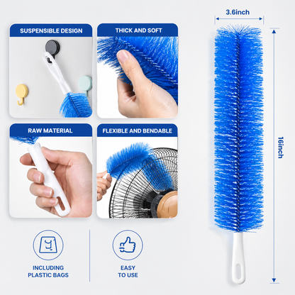 🔥 Last Day 55% OFF – 360° Flexible Microfiber Duster: Effortless Deep Cleaning for Ceiling Fans, Blinds & Hidden Gaps