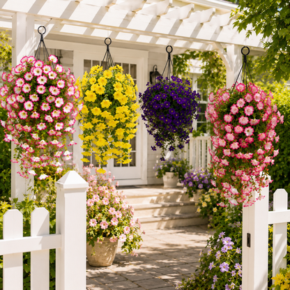 💐Artificial Flower 🌸Faux Flower🏡Decorative Flower for Home Garden, Porch, Window Box, Yard and Seasonal Celebrations