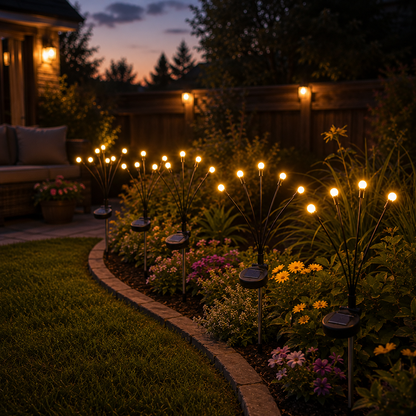 💥Outdoor Solar Firefly Lights (✨Buying three or more will result in the best decorative effect.)