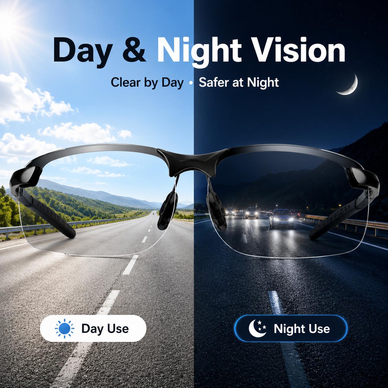 🕶️50% OFF TODAY☀️Adaptive Lens Sunglasses for Every Adventure