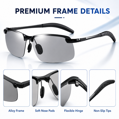 🕶️50% OFF TODAY☀️Adaptive Lens Sunglasses for Every Adventure