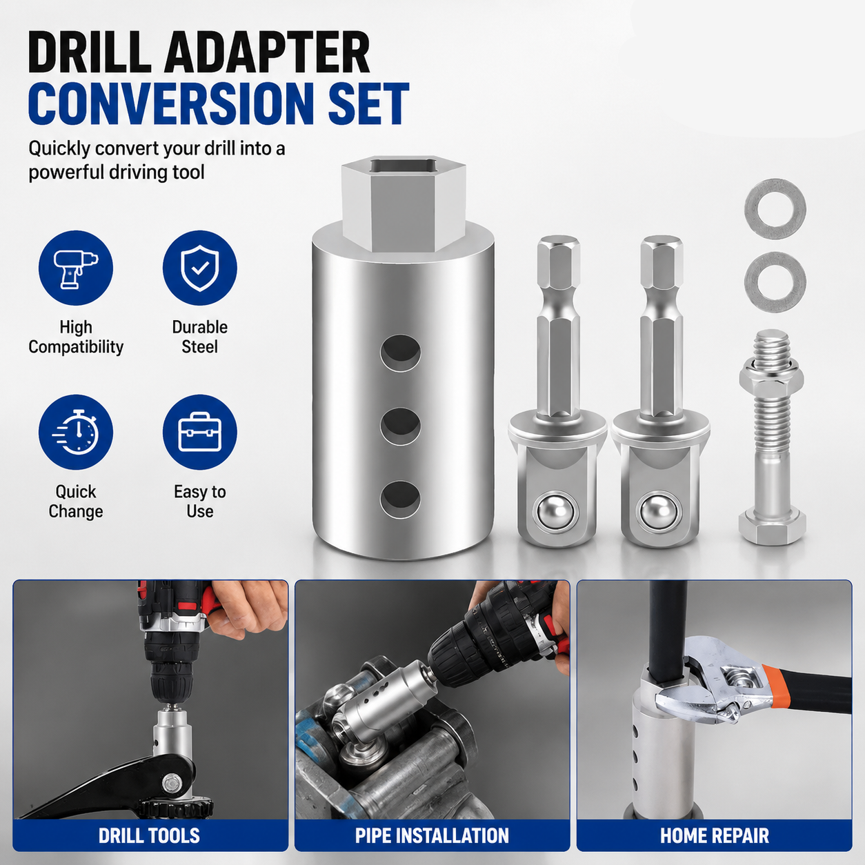 Get 50% OFF⚡the Ultimate RV Power Jack Adapter & Crank in Seconds-Stop The Back-Breaking Work!