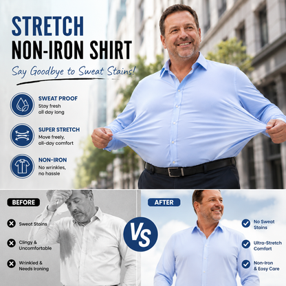 Daily 3000+ Sold｜Stretch Non-Iron Shirt