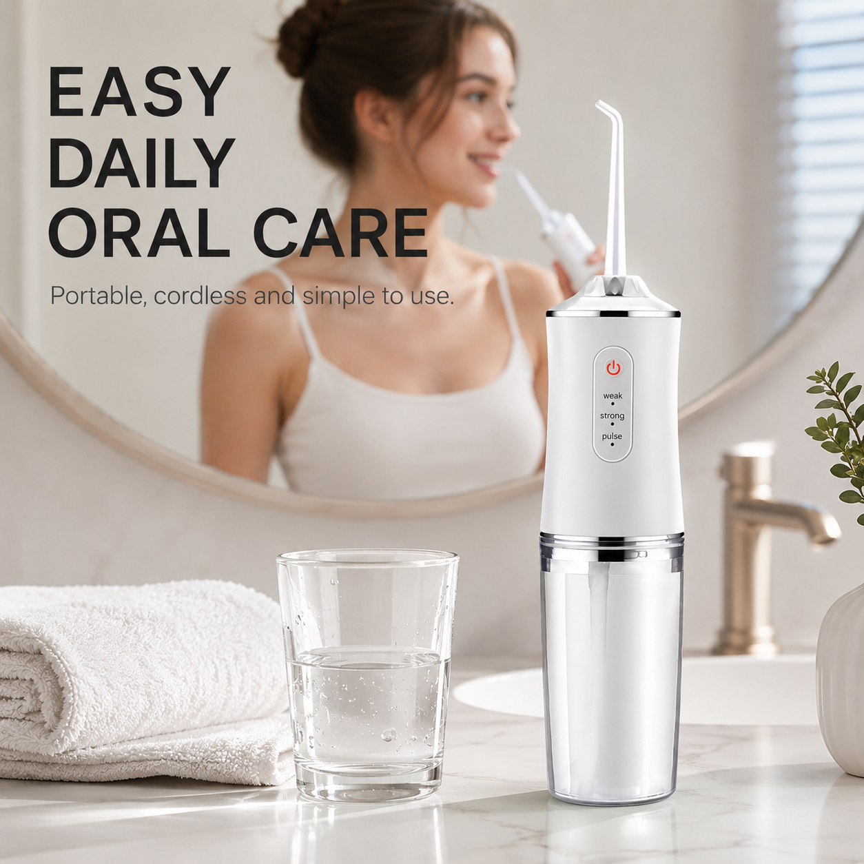 🦷50% OFF TODAY✨ Portable Water Flosser 4-Pack Family Set