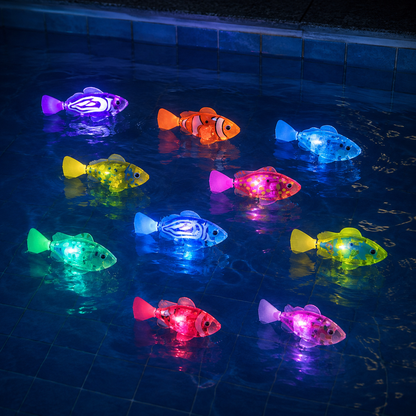 🔥 Only $1.99 Each! Magic LED Swimming Fish Toy – Make Bath Time Fun & Tear-Free
