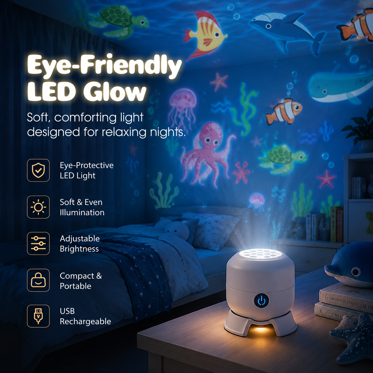 🐳Underwater World Projector Light✨50,000+ Sold & Loved💓