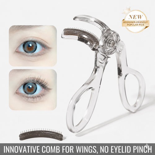 👁️ Perfectly Separated, Salon-Grade Lashes Instantly–Wide-Angle Curler with Built-In Comb! ✨