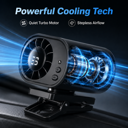 ❄️50% OFF TODAY🚗 USB Car Clip-On Fan – Stay Cool Anywhere