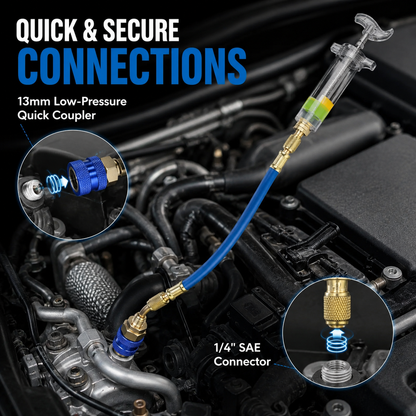 Manual AC Oil & Dye Injector Kit