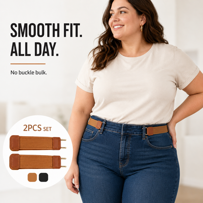 💥2PCS No Buckle Belt👖 Stretch Comfort All Day