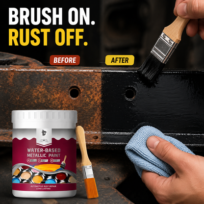 🔥Hot Sale 49% OFF🔥 Rust Converter & Metallic Paint – Stops Rust, Ready to Paint🛡️