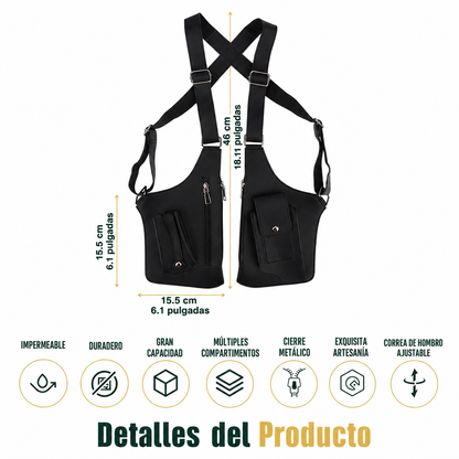 Dual-Shoulder Ergonomic Underarm Vest Pack