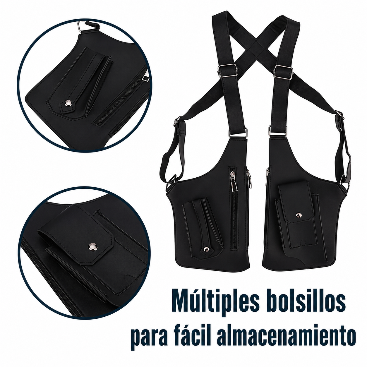 Dual-Shoulder Ergonomic Underarm Vest Pack