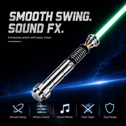 Legendary Luke Skywalker RGB Lightsaber – Motion-Activated with Infinite Colors