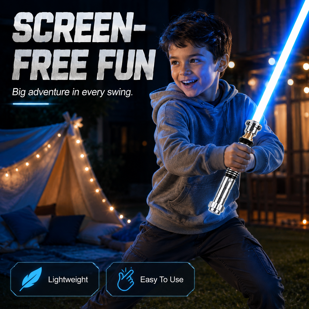 Legendary Luke Skywalker RGB Lightsaber – Motion-Activated with Infinite Colors