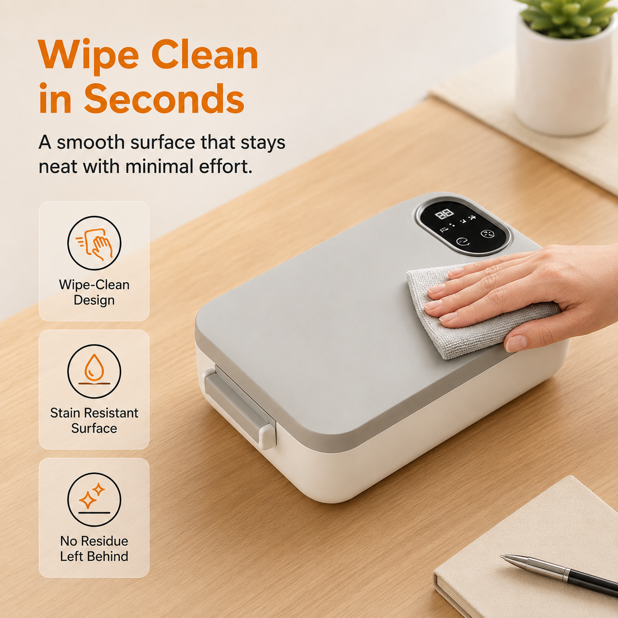 🍱⚡ Portable electric lunch box with self-heating 🔋🌡️