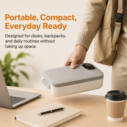 🍱⚡ Portable electric lunch box with self-heating 🔋🌡️