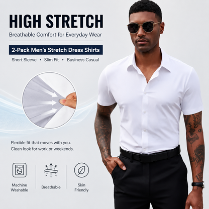 Daily 3000+ Sold｜Stretch Non-Iron Shirt