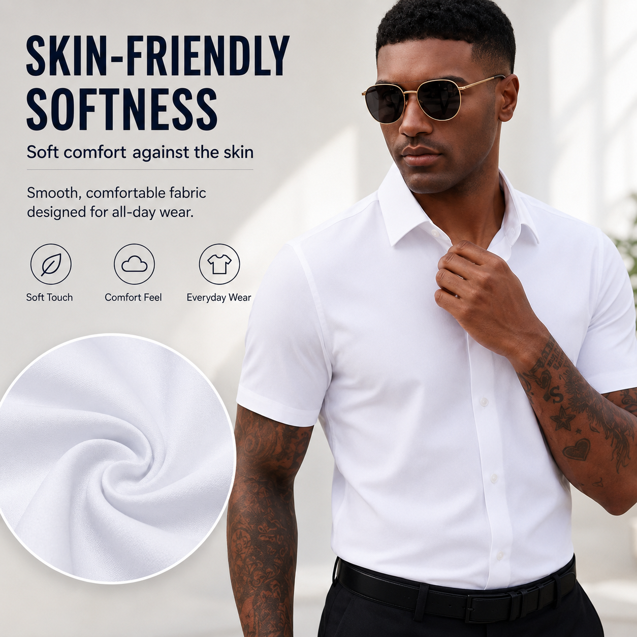 Daily 3000+ Sold｜Stretch Non-Iron Shirt