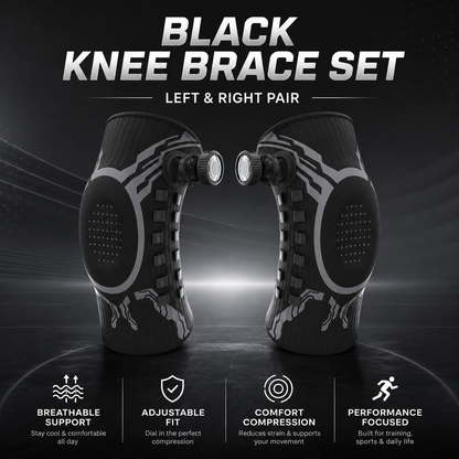🔥 BUY 1 GET 2ND 50% OFF – Sports Knee Support Brace | Instant Pain Relief & All-Day Knee Stability
