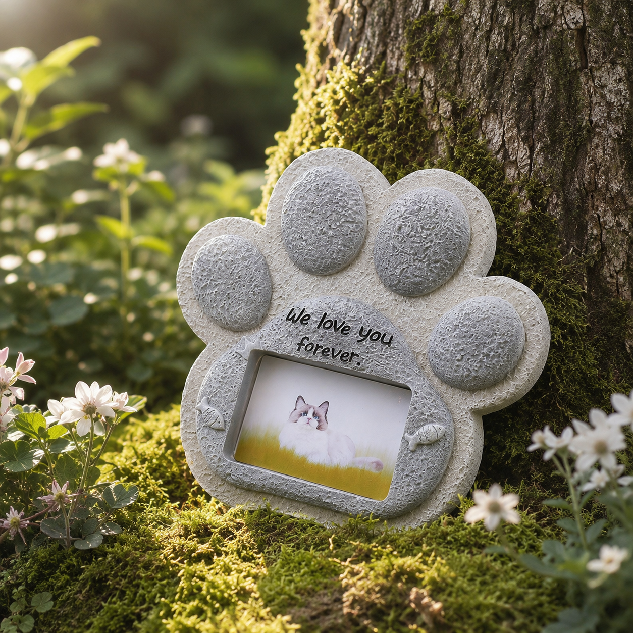 🌈 Forever Loved Pet Memorial Stone – A Heartfelt Tribute That Never Fades ❤️🐾
