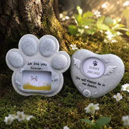🌈 Forever Loved Pet Memorial Stone – A Heartfelt Tribute That Never Fades ❤️🐾