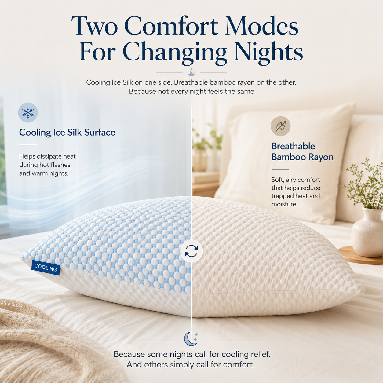 Night Cool Adjustable Pillow