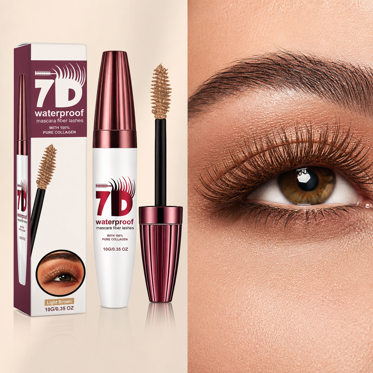💖7D Waterproof Mascara 👀 Long, Curled & Fuller Lashes All Day ✨