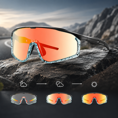 UV400 Photochromic Aviator Sunglasses – Polarized, All-Day Protection 😎