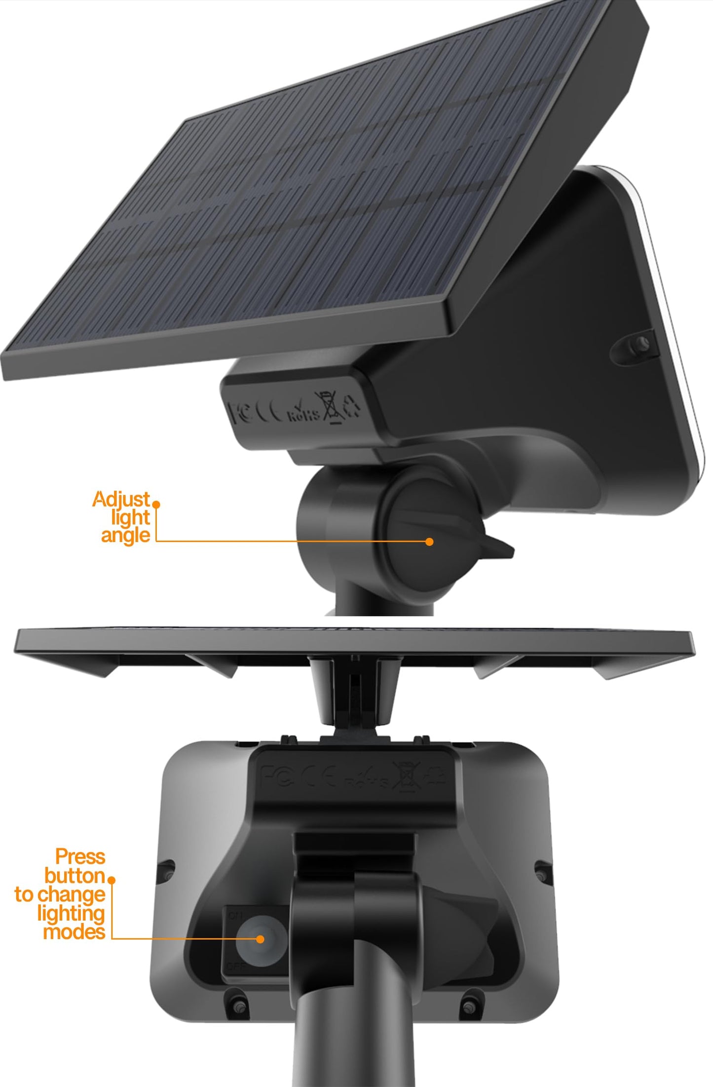 🔥Hot Sales🥳Solar Spotlights with 64 LEDs ✨IP65 Waterproof Outdoor Landscape Lights