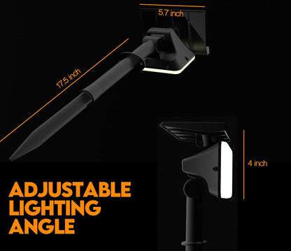 🔥Hot Sales🥳Solar Spotlights with 64 LEDs ✨IP65 Waterproof Outdoor Landscape Lights