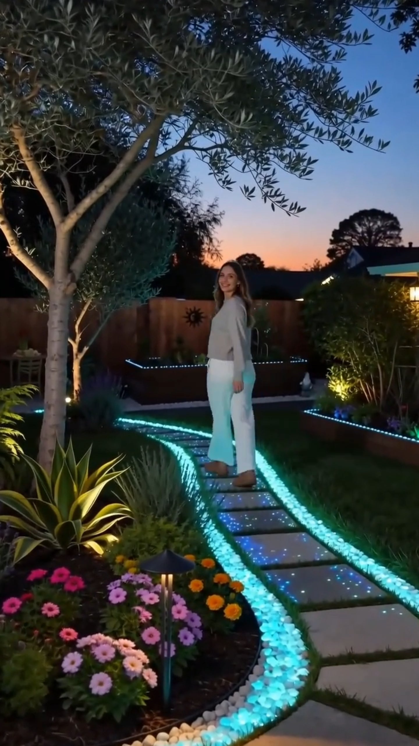 🌈Colorful Glow-in-the-Dark Garden Stones