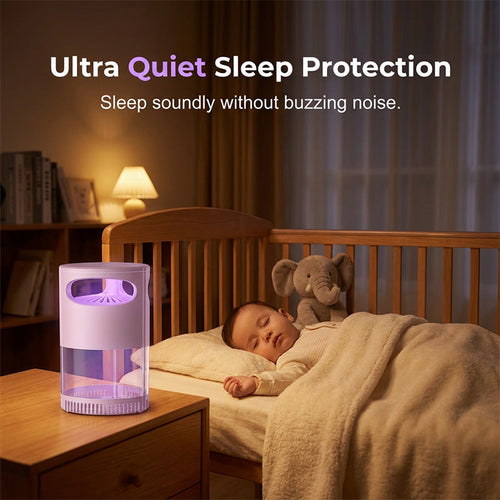 🔥Quiet UV Mosquito Trap – Chemical-Free & Safe for Kids & Pets🦟