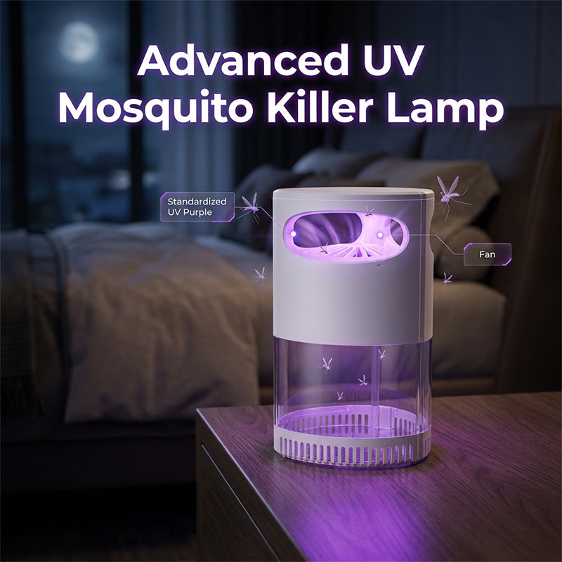 🔥Quiet UV Mosquito Trap – Chemical-Free & Safe for Kids & Pets🦟