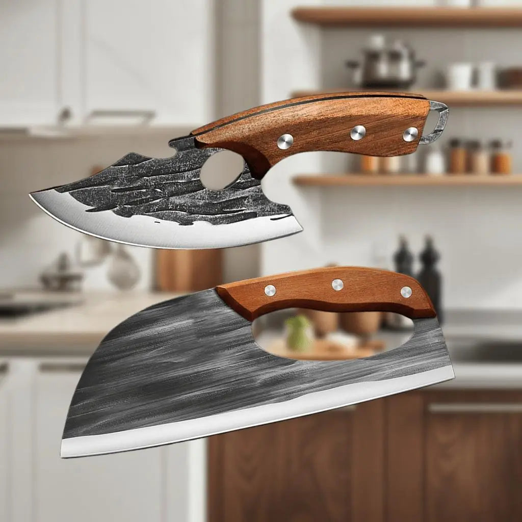 🔥Buy 1 Get 1 Free 🔥Forged Kitchen Knife Set - Sharp Durable Meat Cleaver Chef Knife