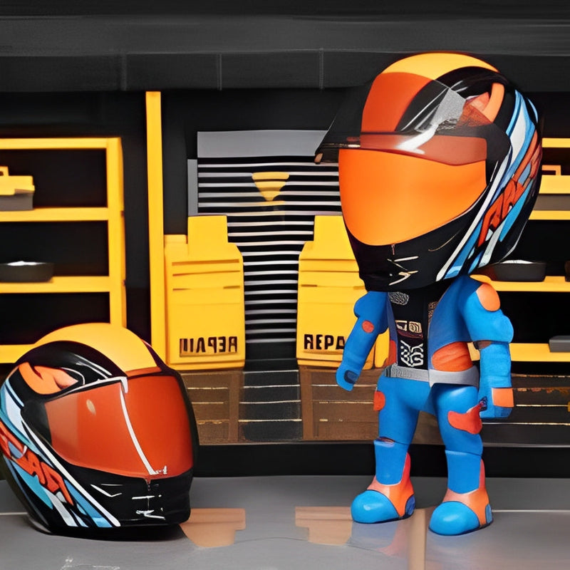 🏍️MotoGP Helmet Metal Mini Figure