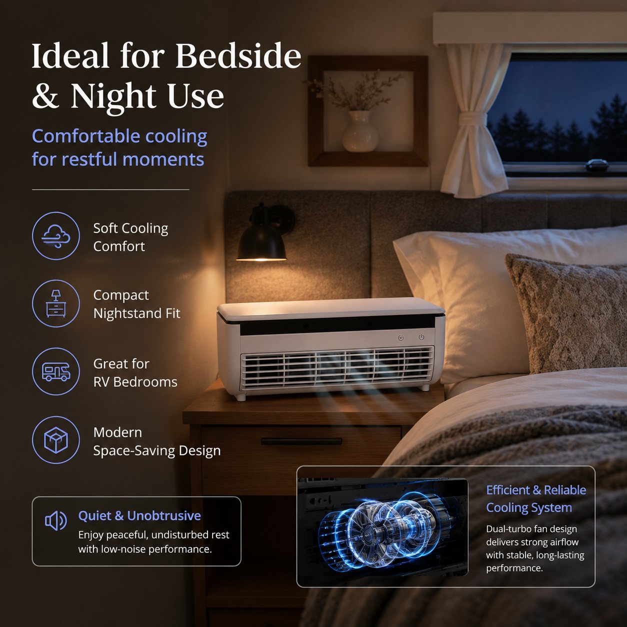 🌬️ Portable Ice Mist Cooling Fan | 6000mAh Rechargeable, Wall-Mount/Desktop, Remote Control - Cool & Humidify Anywhere!